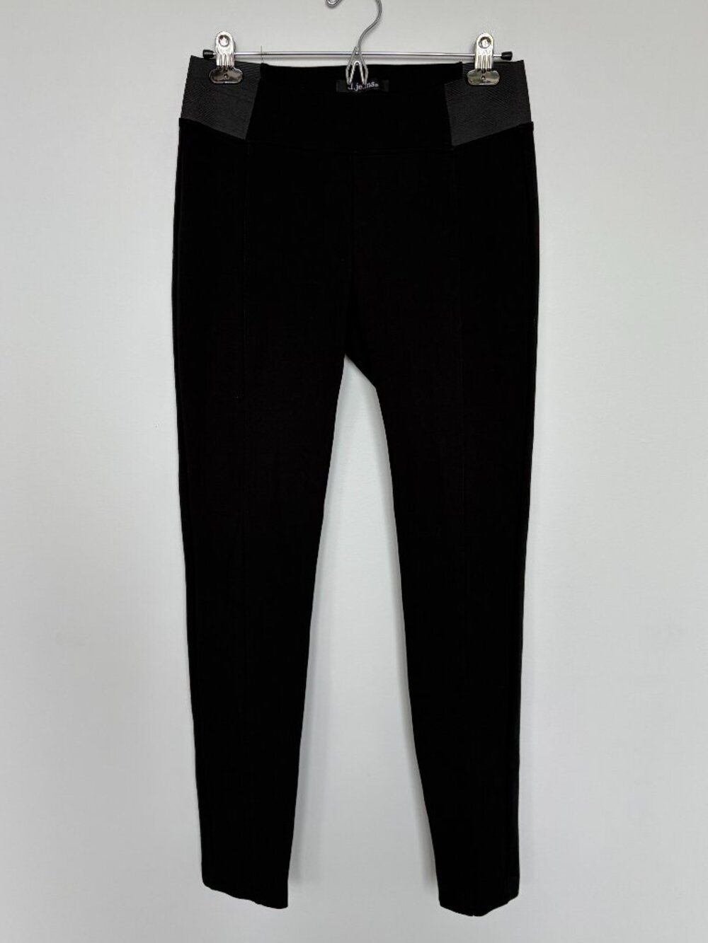 d.jeans black slim knit pants 6